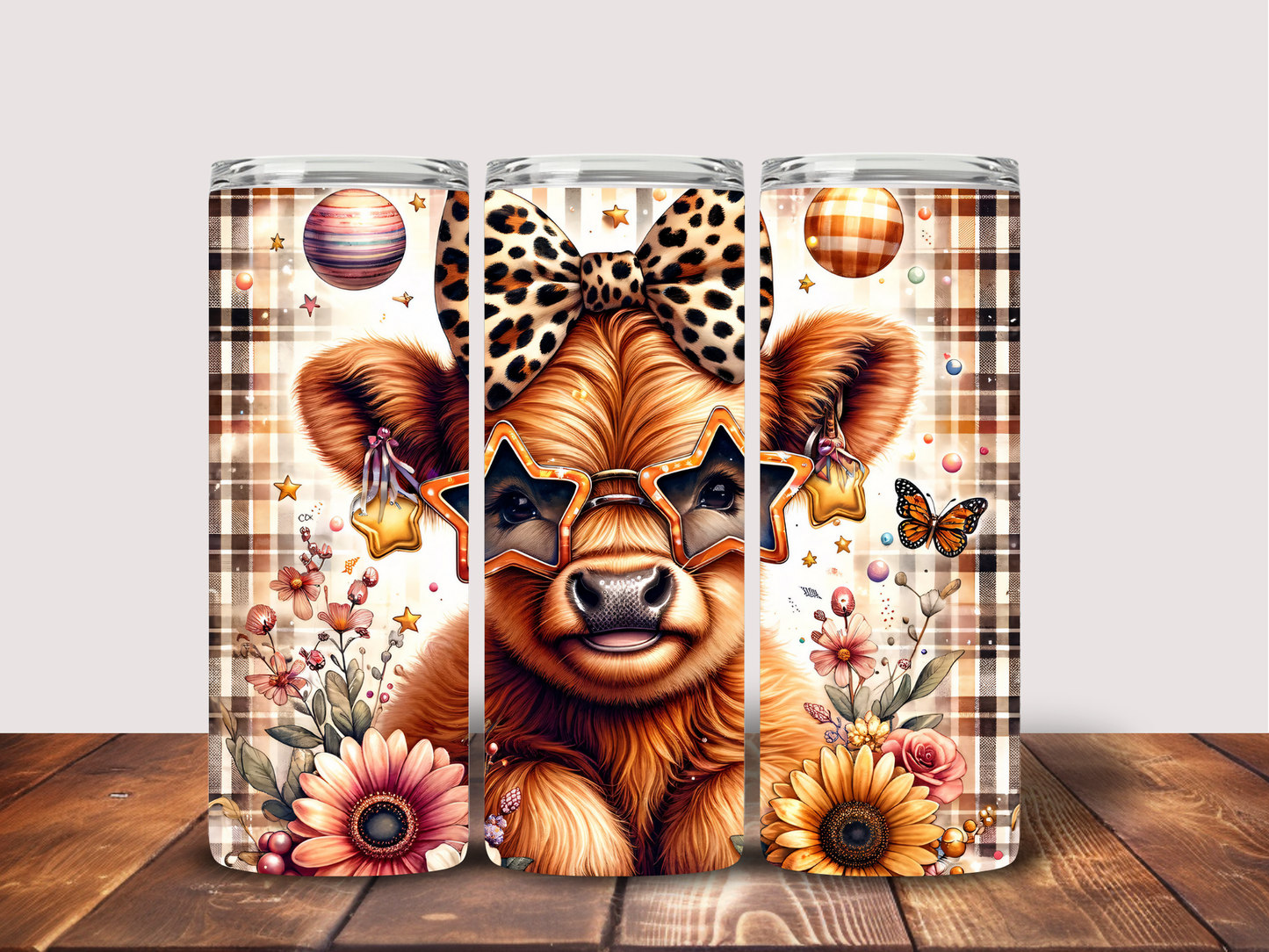 Highland Cow Tumblers