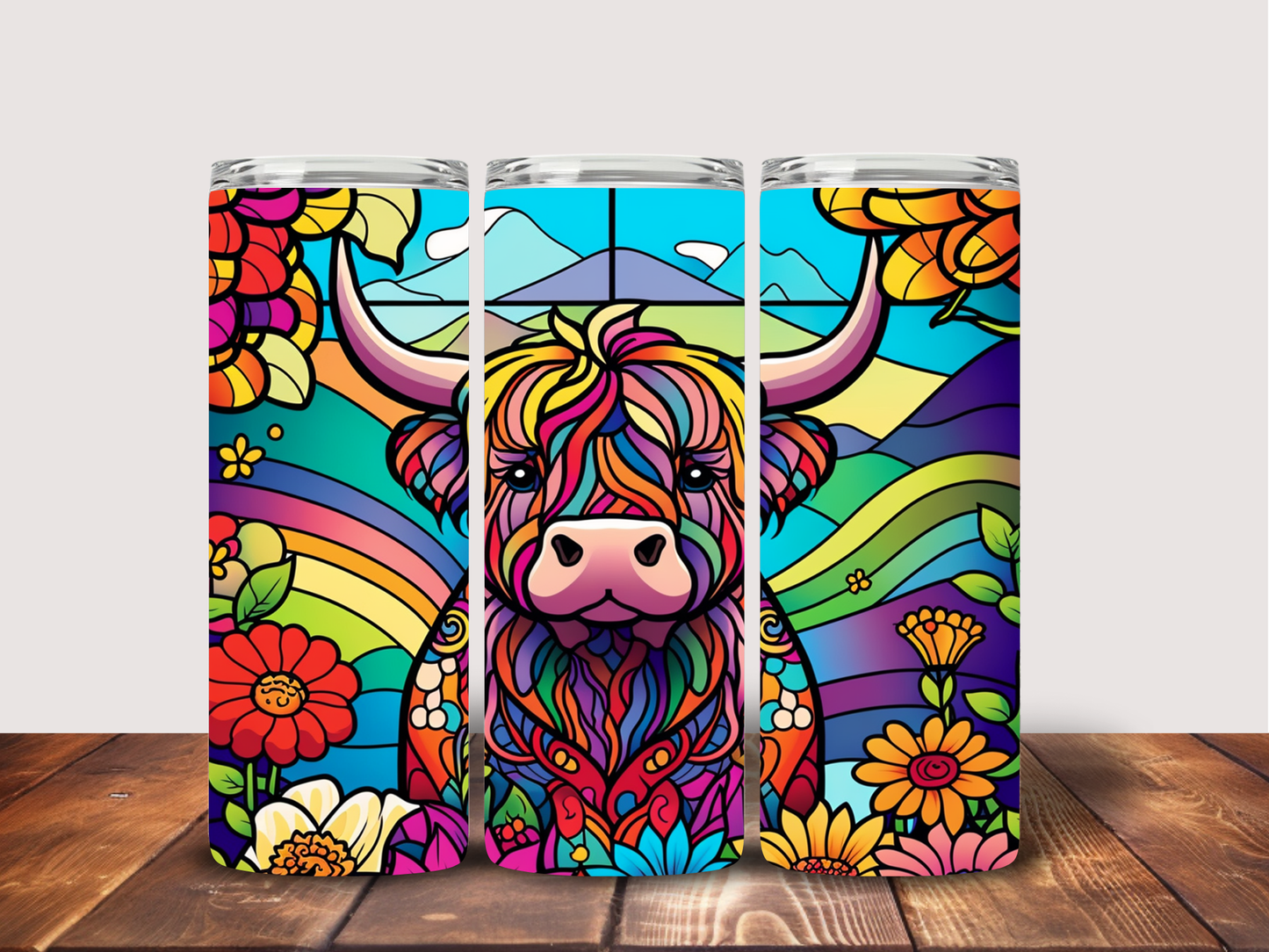 Highland Cow Tumblers