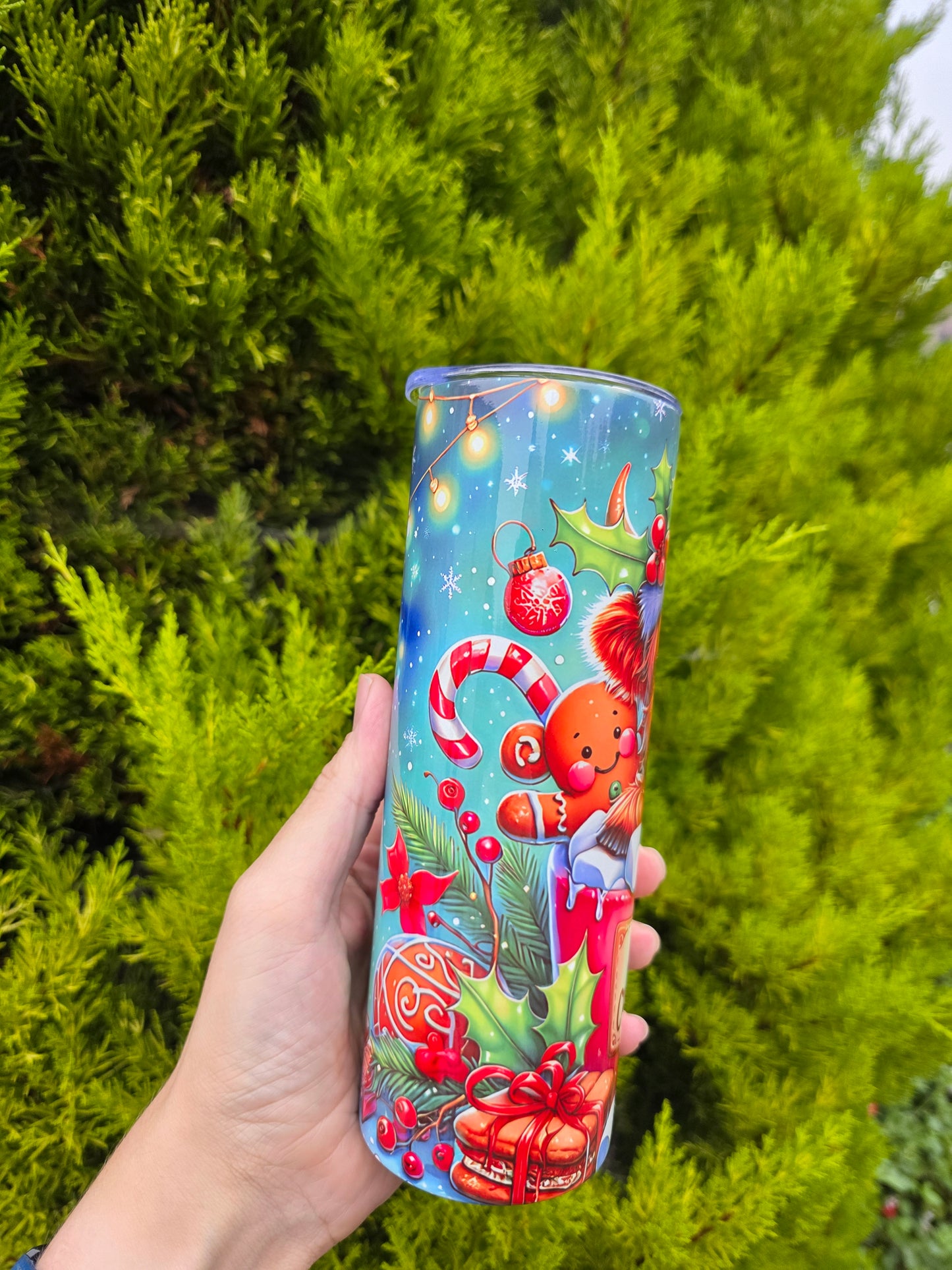 Christmas Highland Coo Tumbler