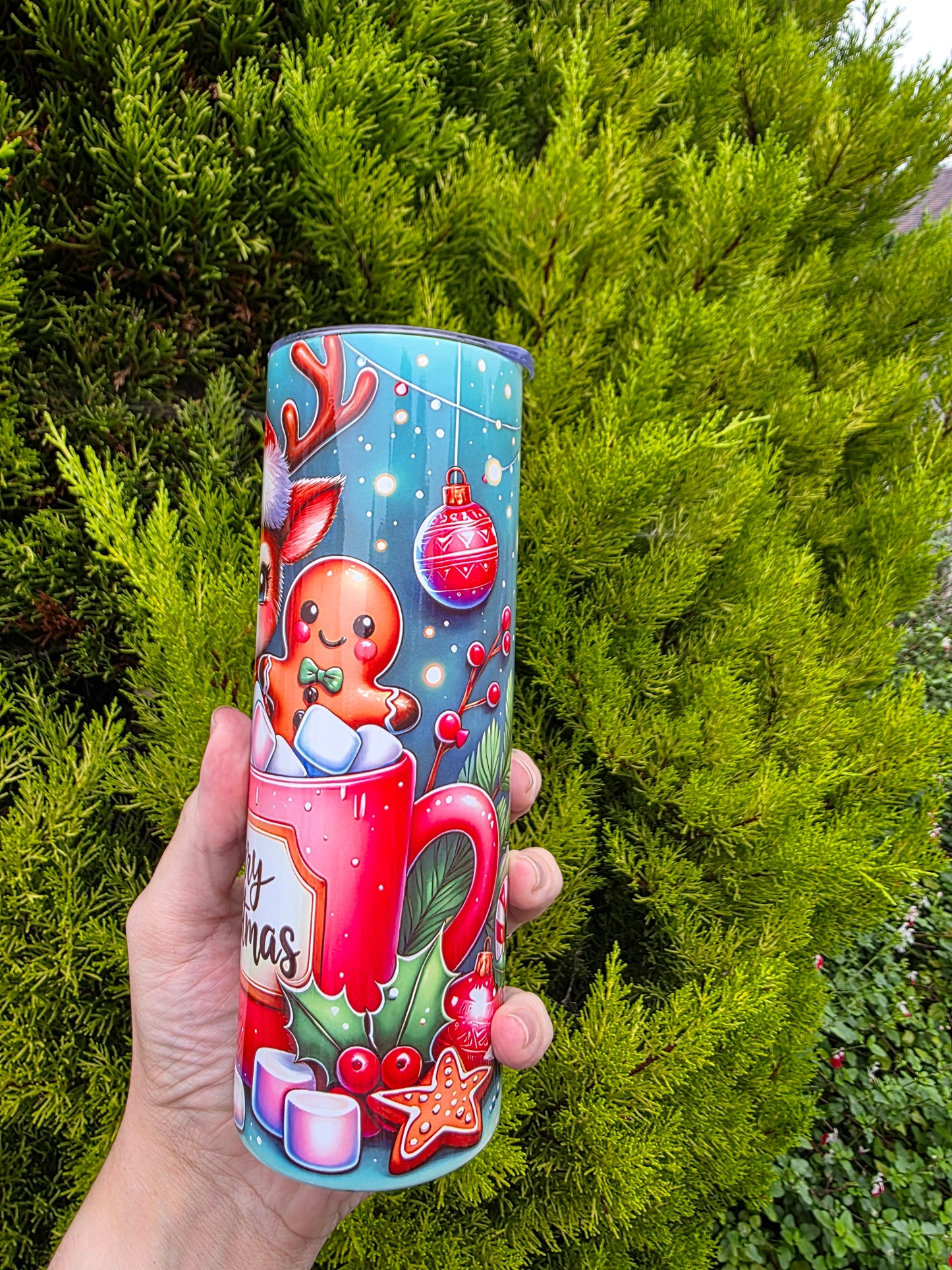 Cute Reindeer Tumbler