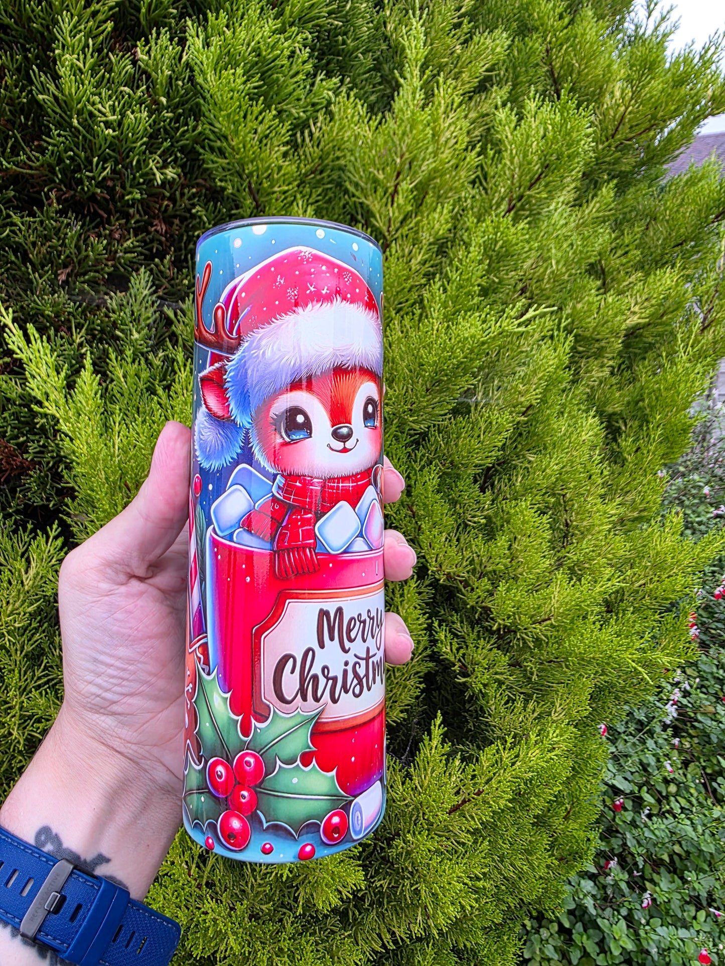 Cute Reindeer Tumbler