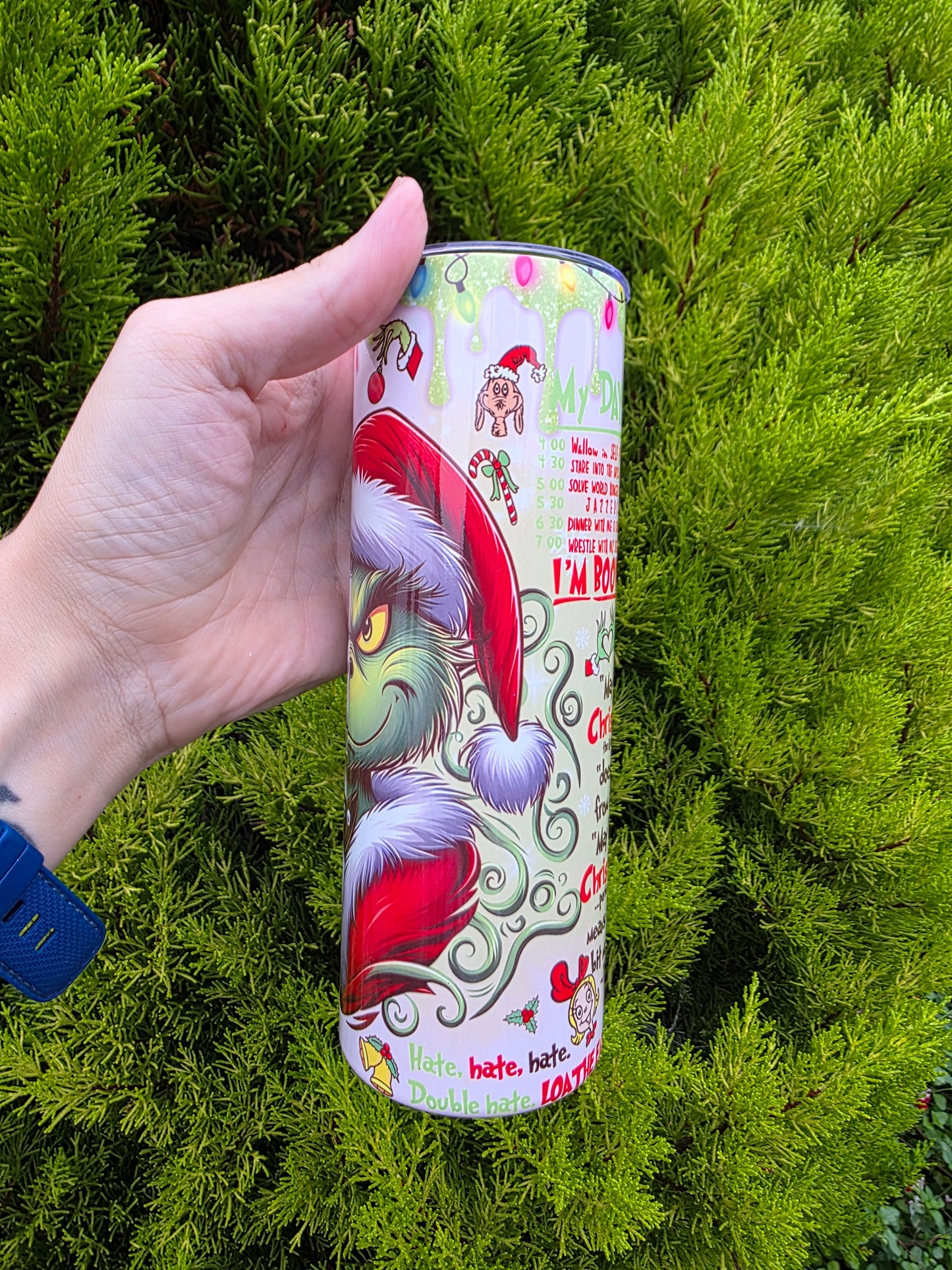 Grinchy/jack Tumbler