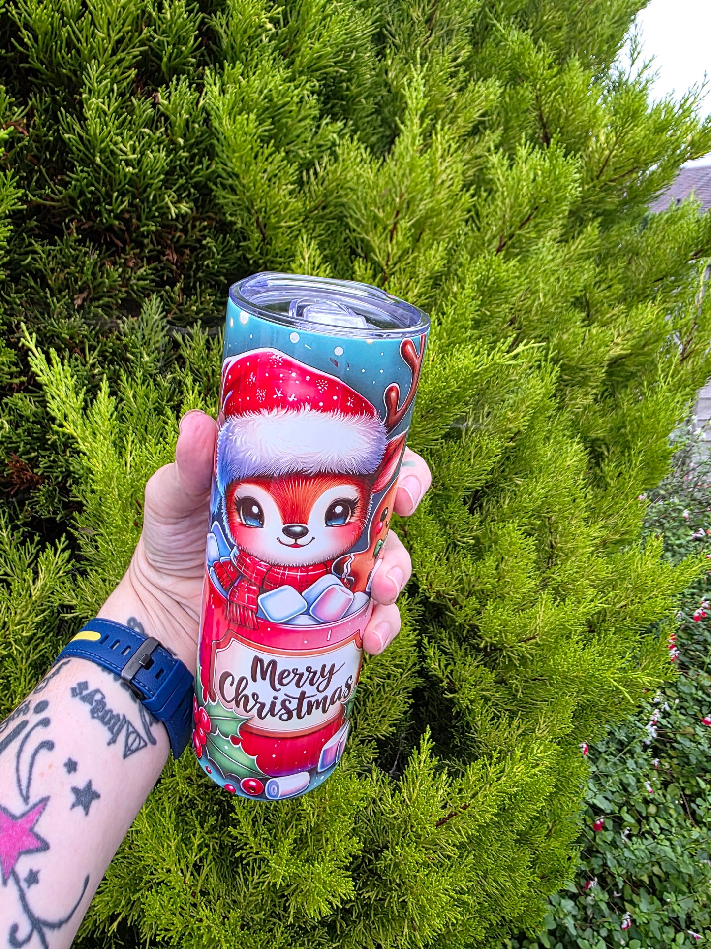 Cute Reindeer Tumbler