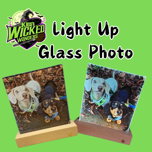 Light up Glass Photos