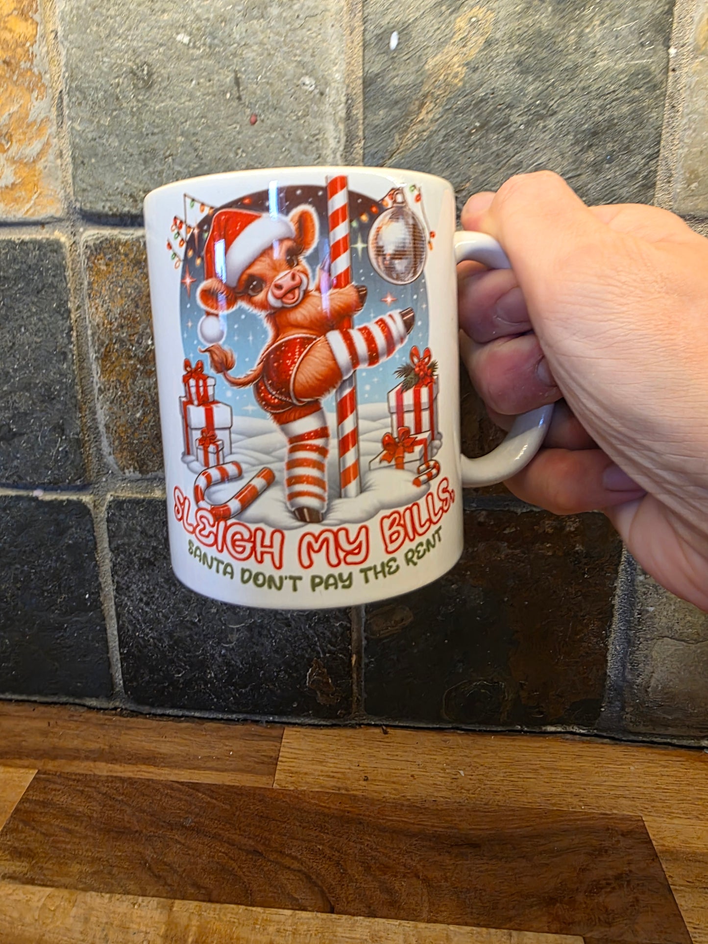 Sleigh Reindeer Mug